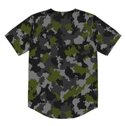 Alpha Jungle CAMO Unisex Baseball Jersey