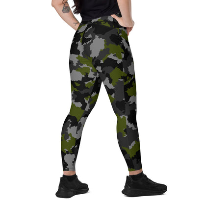 Alpha Jungle CAMO Leggings with pockets - 2XS - Womens With Pockets