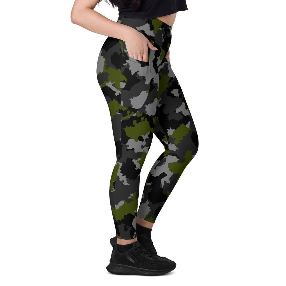 Alpha Jungle CAMO Leggings with pockets - Womens With Pockets