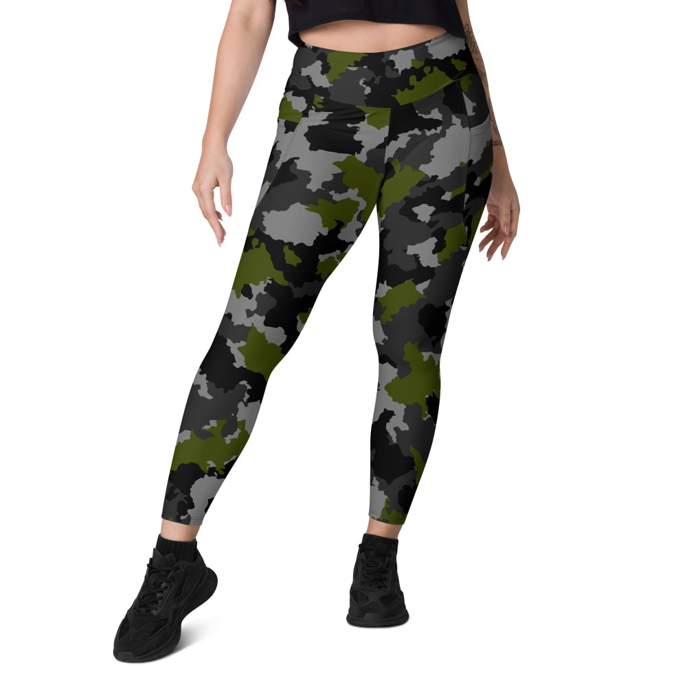 Alpha Jungle CAMO Leggings with pockets - Womens With Pockets