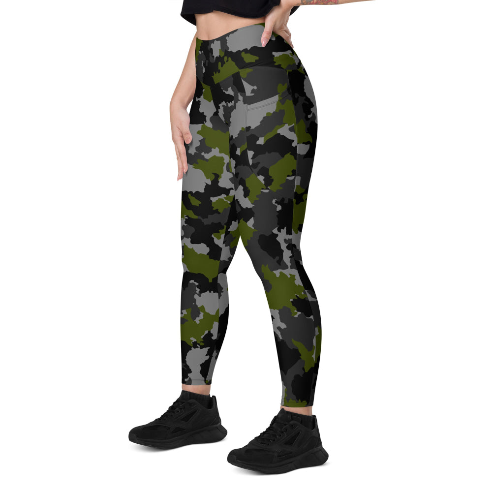 Alpha Jungle CAMO Leggings with pockets - Womens With Pockets