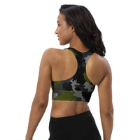 Alpha Jungle CAMO Longline sports bra - Womens Sports Bra