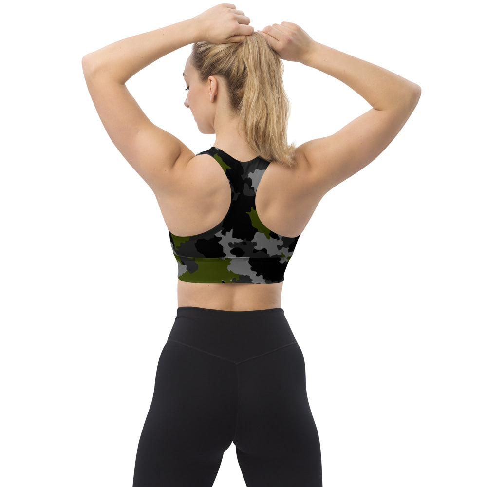 Alpha Jungle CAMO Longline sports bra - Womens Sports Bra