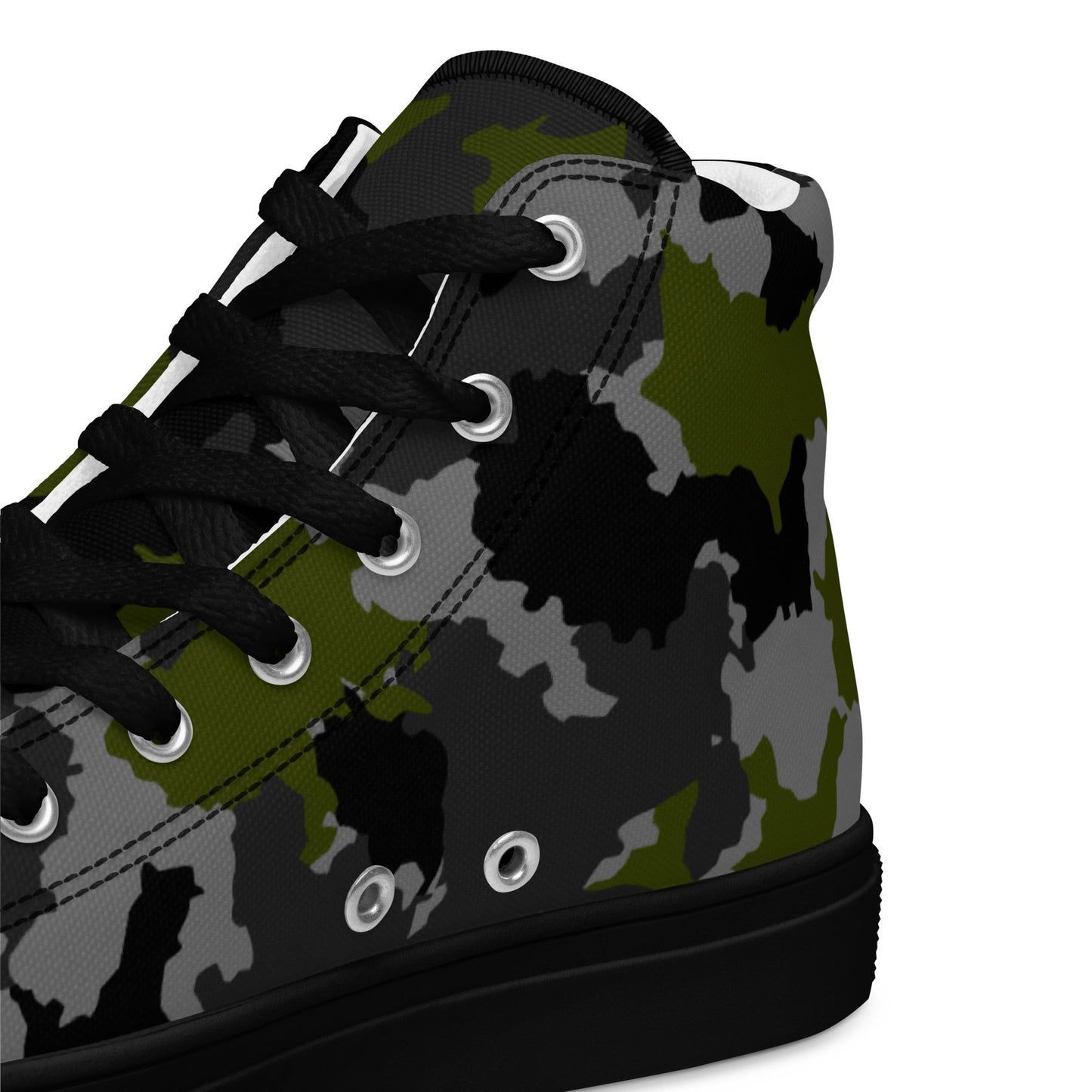 Alpha Jungle CAMO Mens high top canvas shoes - High Top Canvas Shoes