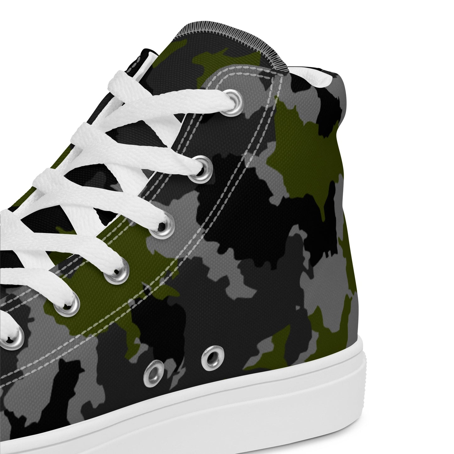 Alpha Jungle CAMO Mens high top canvas shoes - High Top Canvas Shoes