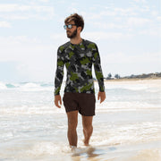 Alpha Jungle CAMO Mens Long-Sleeve Rash Guard - XS