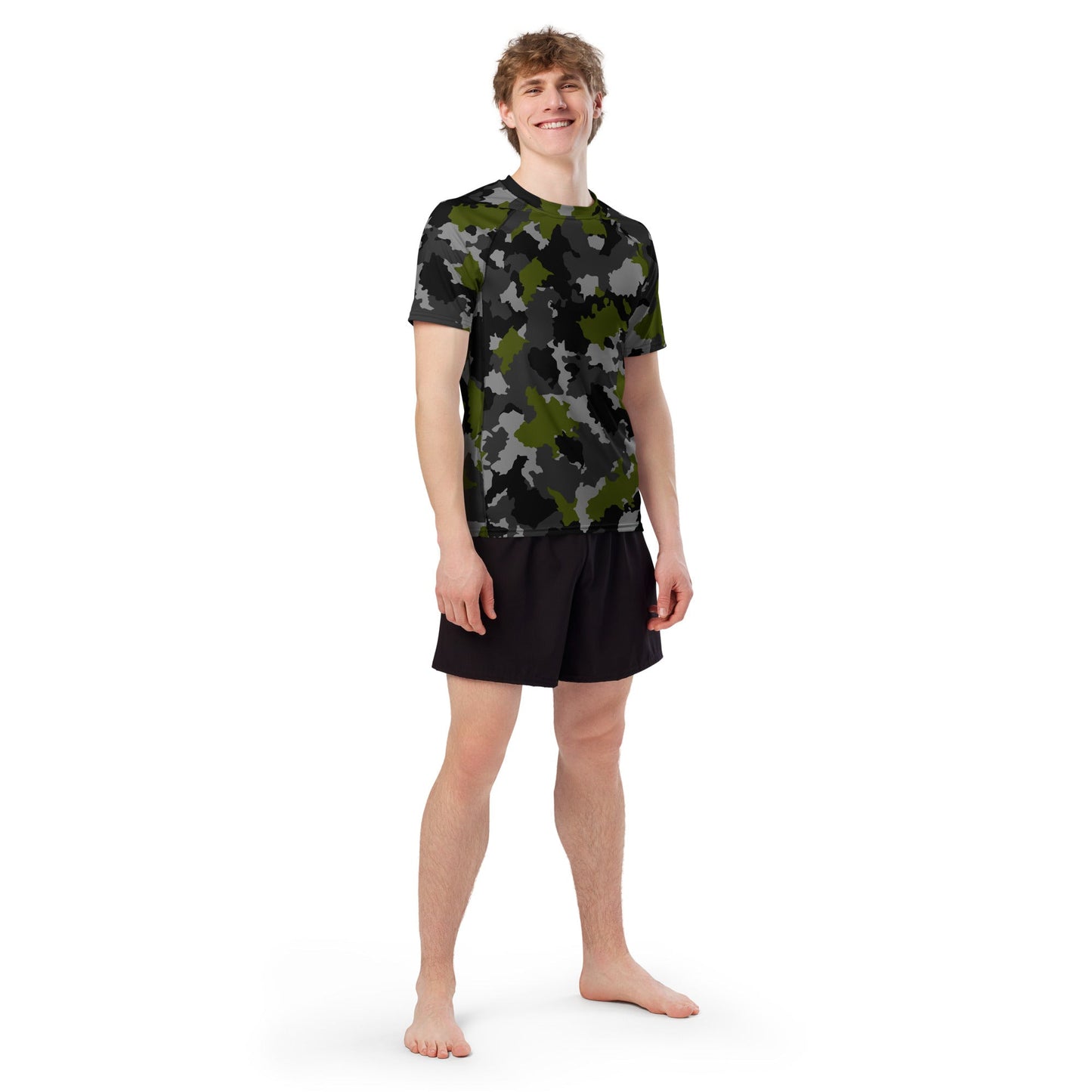 Alpha Jungle CAMO Mens Short-Sleeve Rash Guard - Short-sleeve Guards