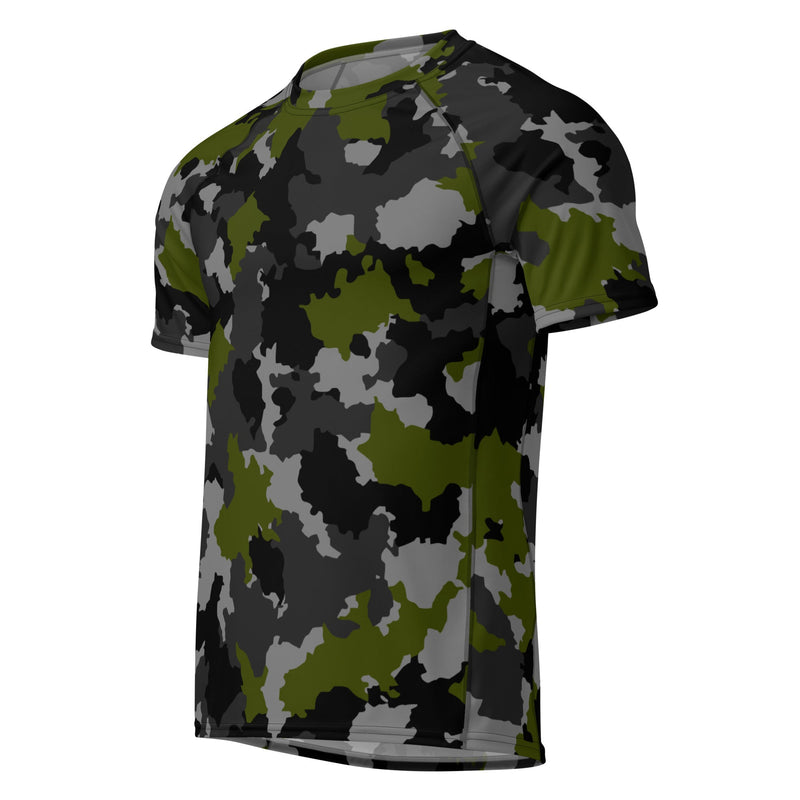 Alpha Jungle CAMO Mens Short-Sleeve Rash Guard - SS