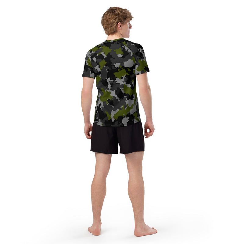 Alpha Jungle CAMO Mens Short-Sleeve Rash Guard - SS
