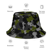 Alpha Jungle CAMO Reversible Bucket Hat - Head