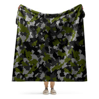 Alpha Jungle CAMO Sherpa blanket - 60″×80″ - Blanket