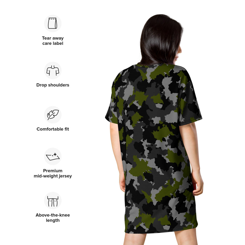 Alpha Jungle CAMO T-shirt dress - Womens T-Shirt Dress