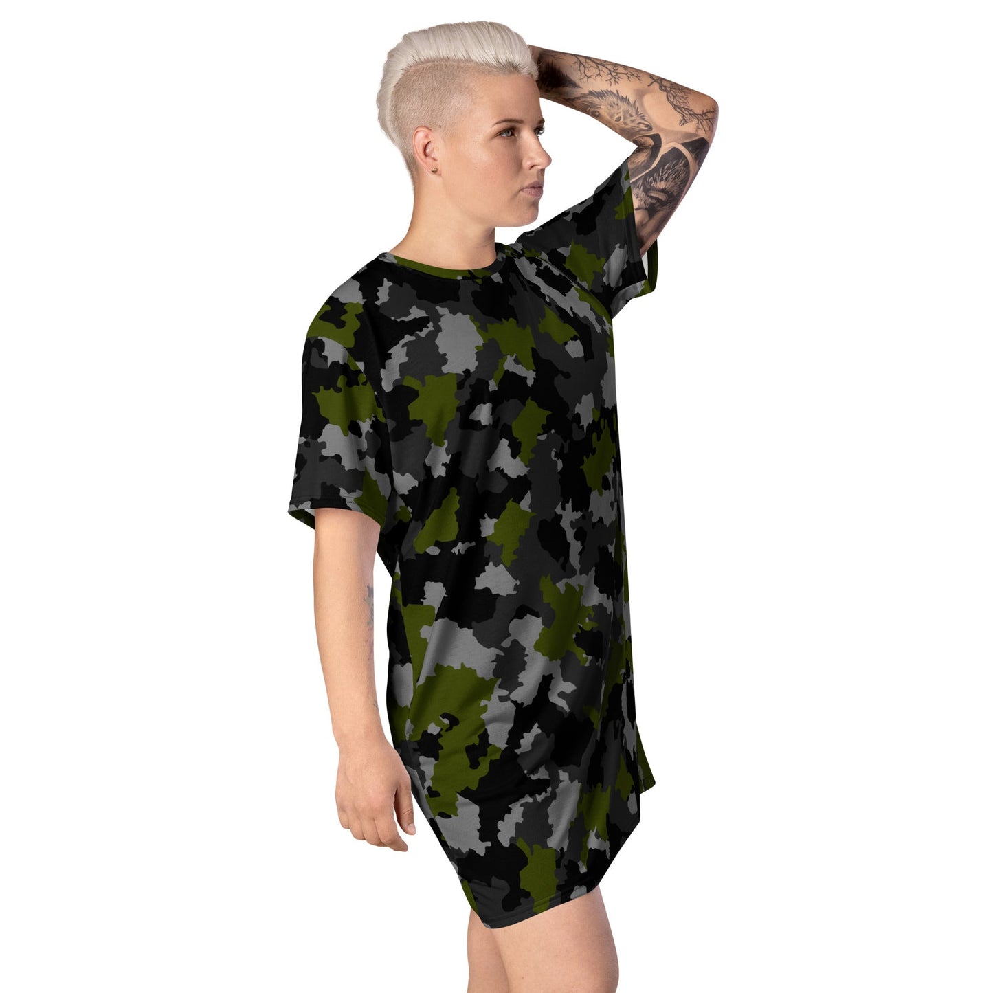Alpha Jungle CAMO T-shirt dress - Womens T-Shirt Dresses