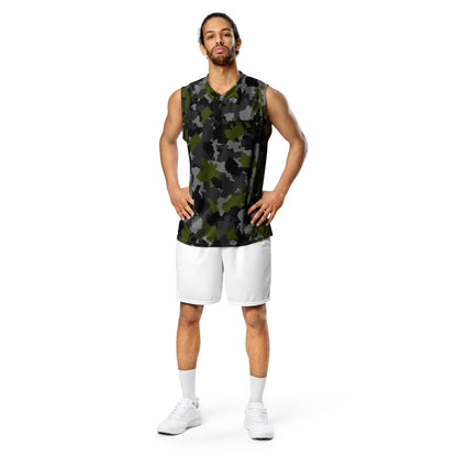 Alpha Jungle CAMO unisex basketball jersey - Basketball Jerseys