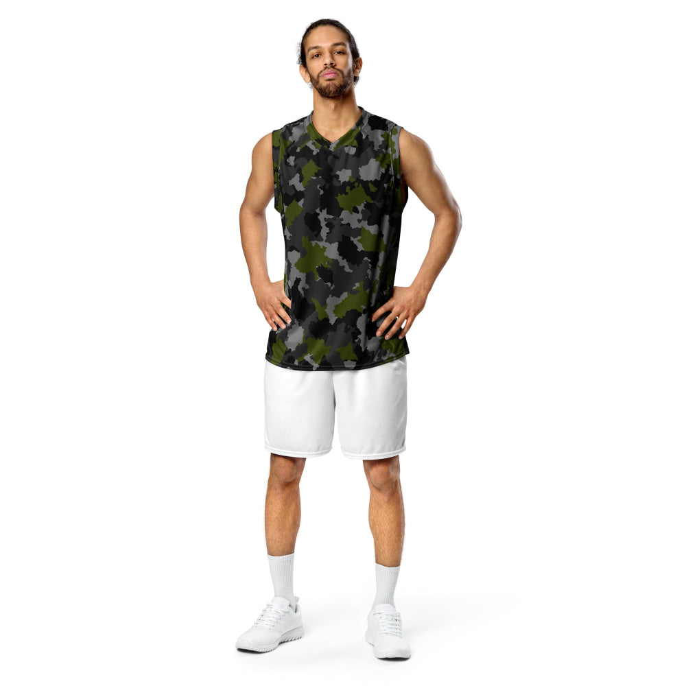 Alpha Jungle CAMO unisex basketball jersey - Unisex Basketball Jersey