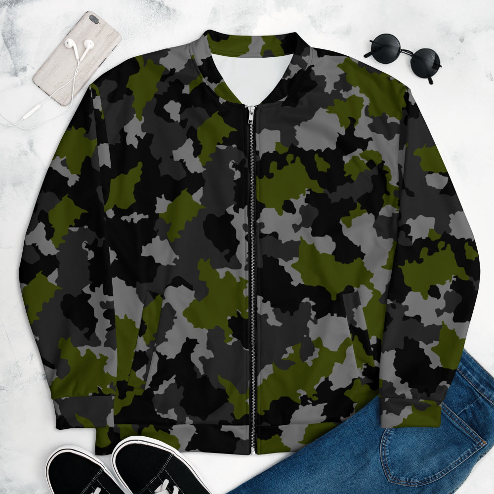 Alpha Jungle CAMO Unisex Bomber Jacket - XS