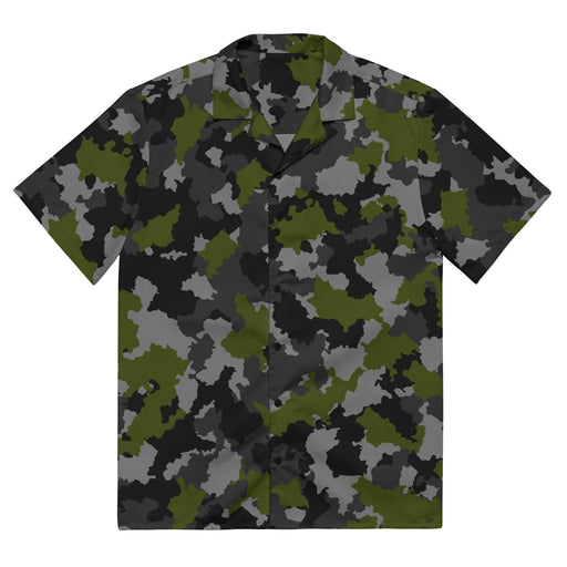 Alpha Jungle CAMO Unisex Short-Sleeve Button Shirt - 2XS - Button-Up