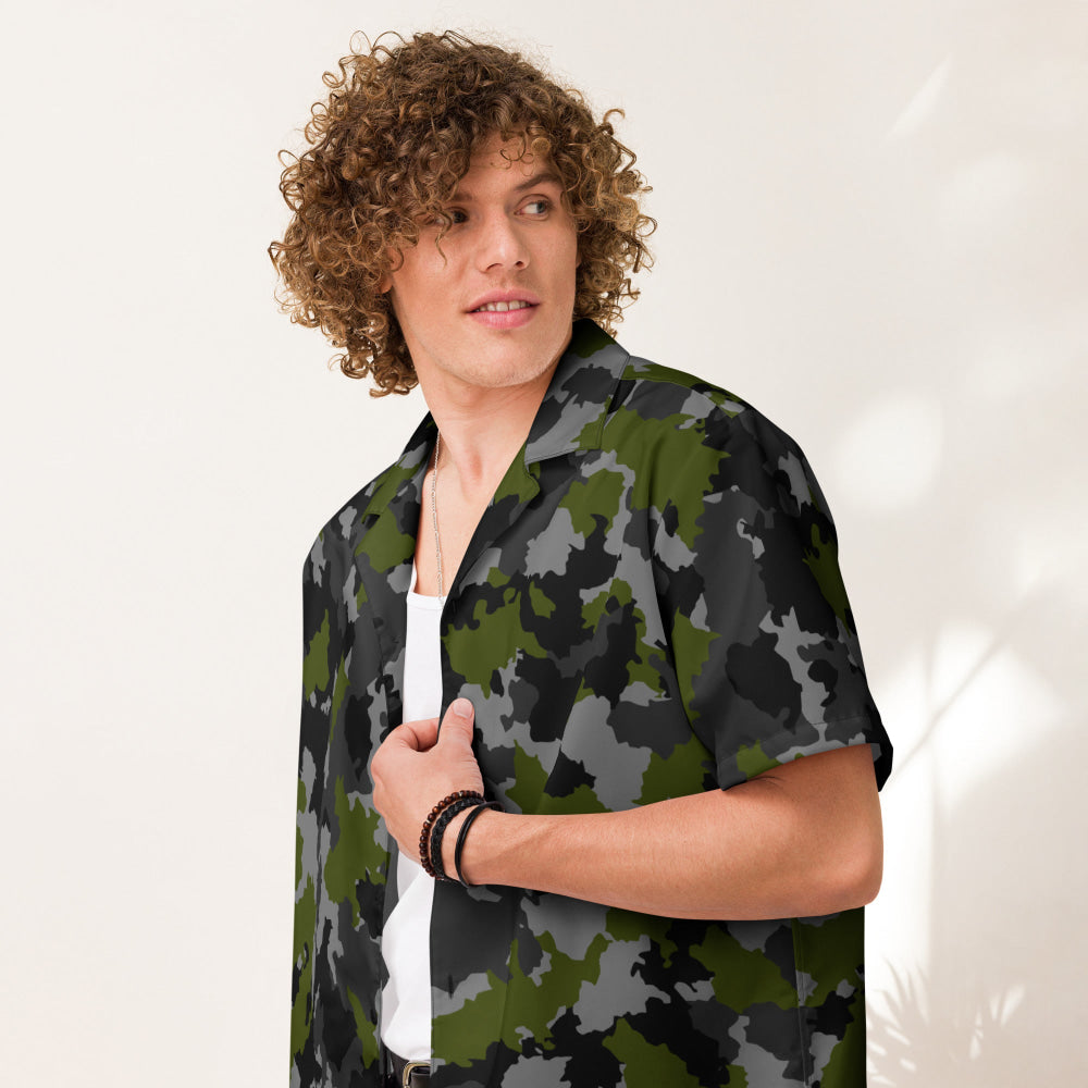 Alpha Jungle CAMO Unisex button shirt - Button Shirt