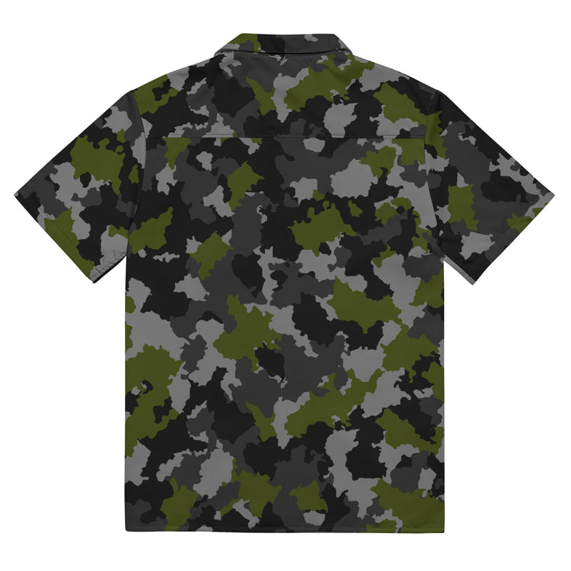 Alpha Jungle CAMO Unisex Short-Sleeve Button Shirt - Button-Up
