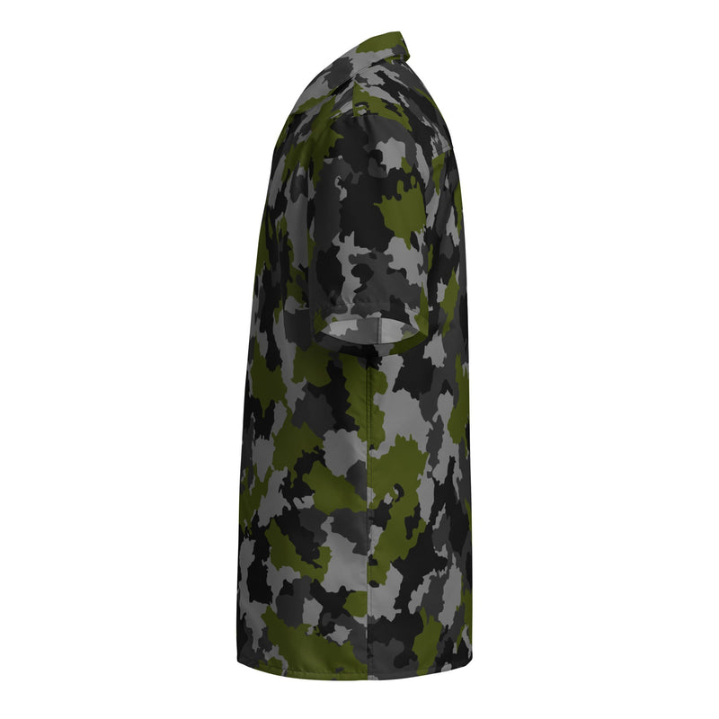 Alpha Jungle CAMO Unisex Short-Sleeve Button Shirt - Button-Up