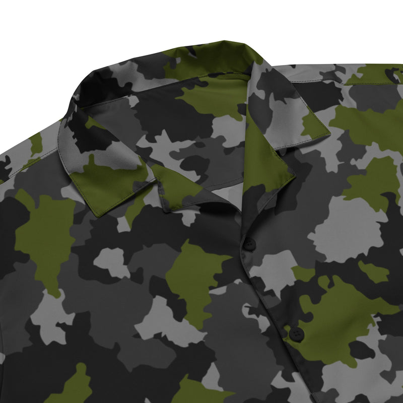 Alpha Jungle CAMO Unisex Short-Sleeve Button Shirt - Button-Up