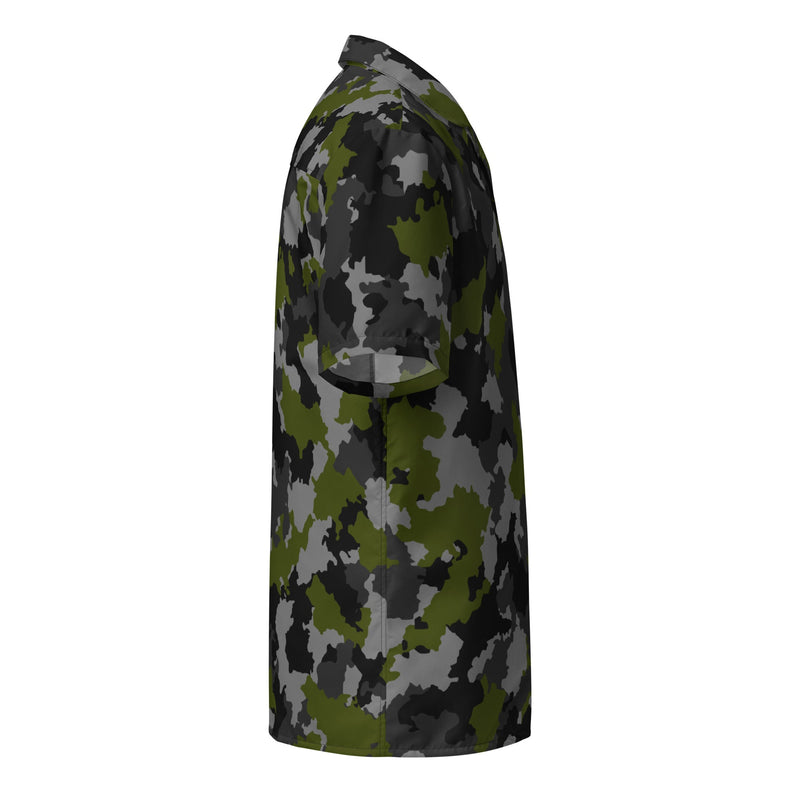 Alpha Jungle CAMO Unisex Short-Sleeve Button Shirt - Button-Up
