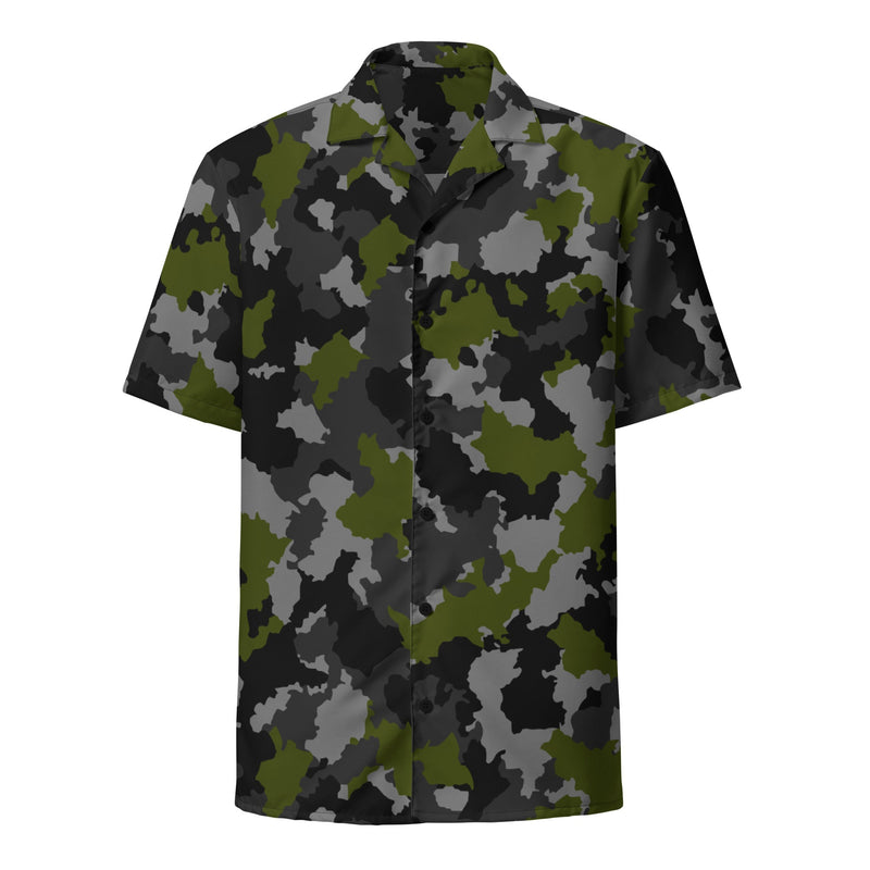 Alpha Jungle CAMO Unisex Short-Sleeve Button Shirt - Button-Up