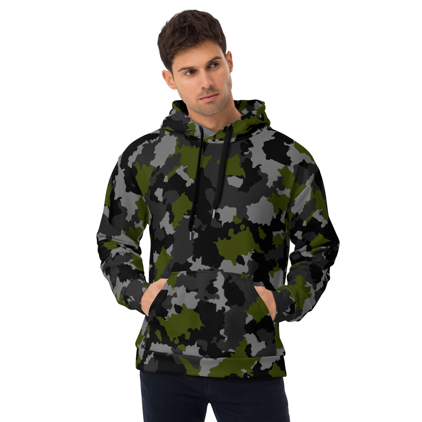 Alpha Jungle CAMO Unisex Hoodie - 2XS - Hoodies