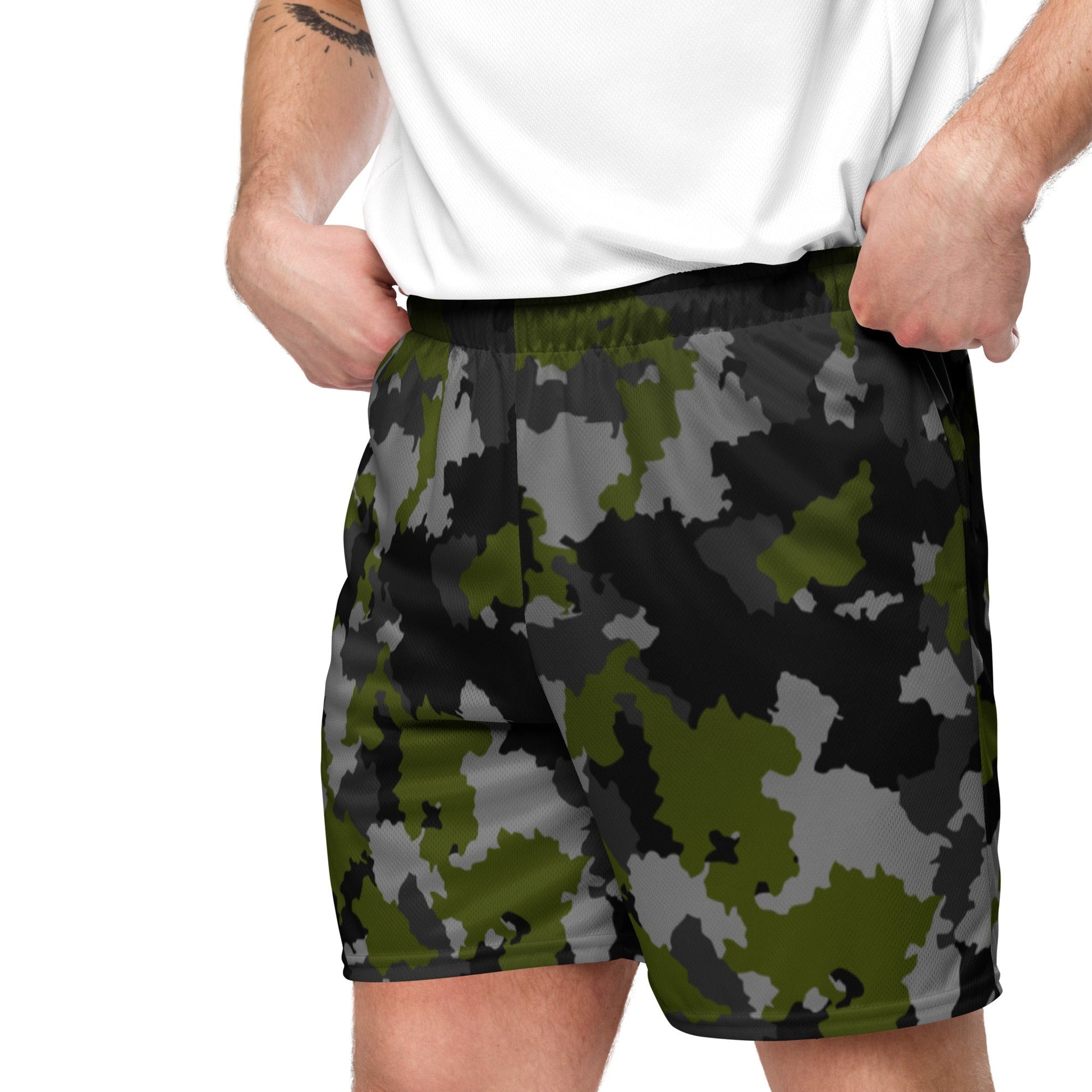 Alpha Jungle CAMO Unisex mesh shorts - Mesh Shorts