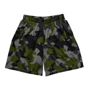 Alpha Jungle CAMO Unisex Mesh Shorts - 2XS
