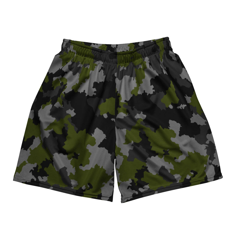 Alpha Jungle CAMO Unisex Mesh Shorts - 2XS