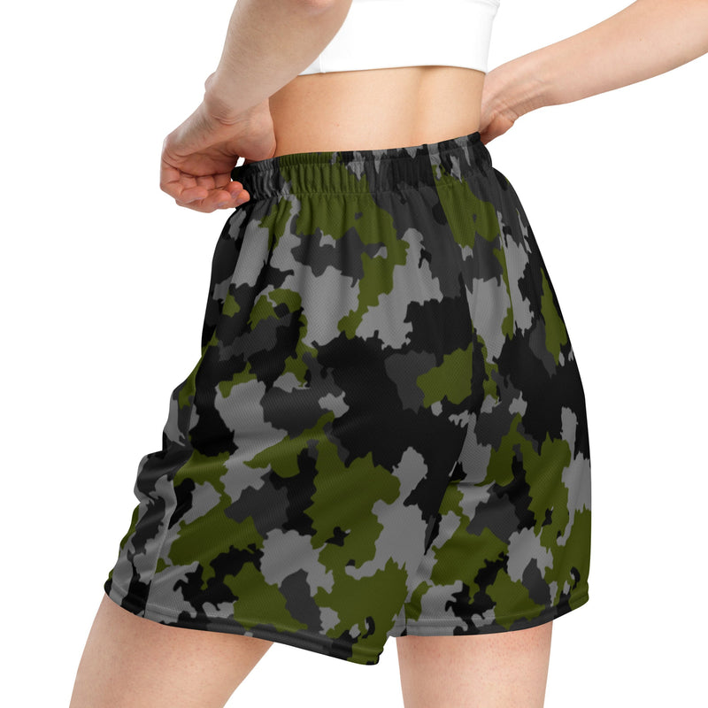 Alpha Jungle CAMO Unisex Mesh Shorts
