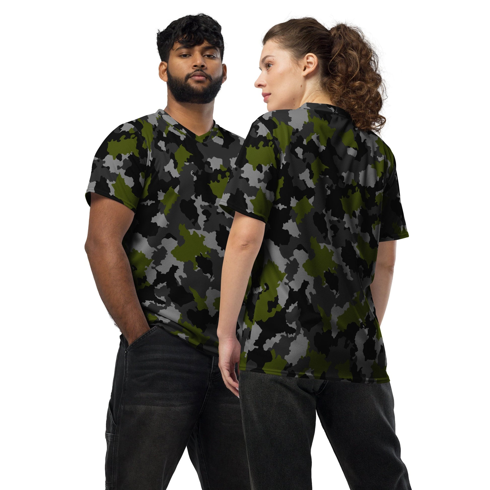 Alpha Jungle CAMO unisex sports jersey - 2XS - Sports Jerseys