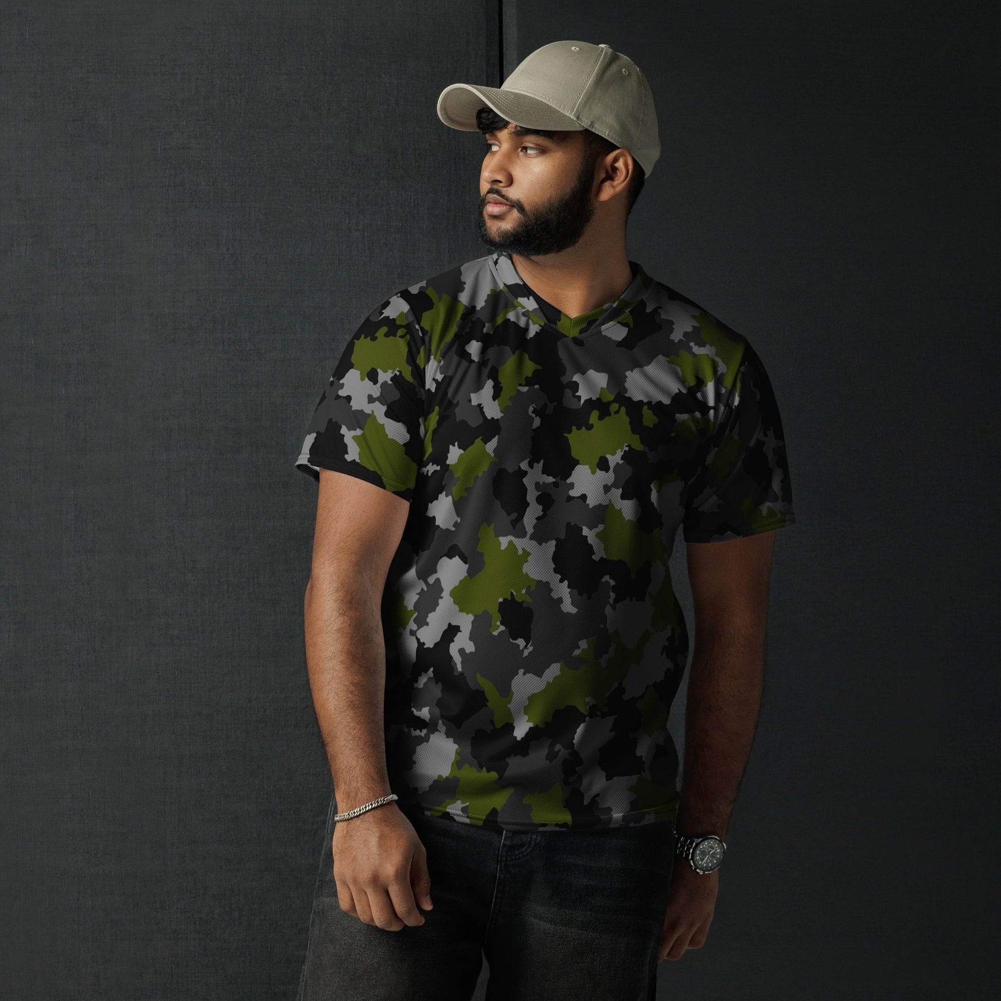 Alpha Jungle CAMO unisex sports jersey - Sports Jerseys