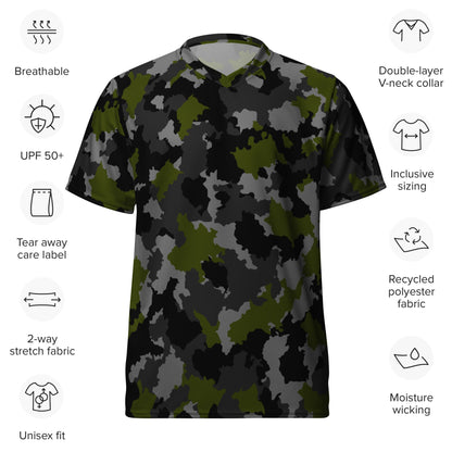 Alpha Jungle CAMO unisex sports jersey - Sports Jerseys