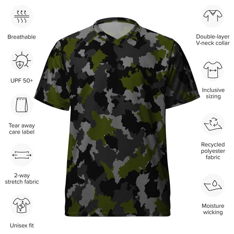 Alpha Jungle CAMO Unisex Sports Jersey