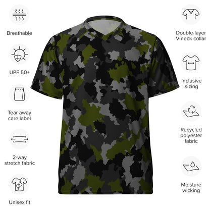 Alpha Jungle CAMO unisex sports jersey - Unisex Sports Jersey