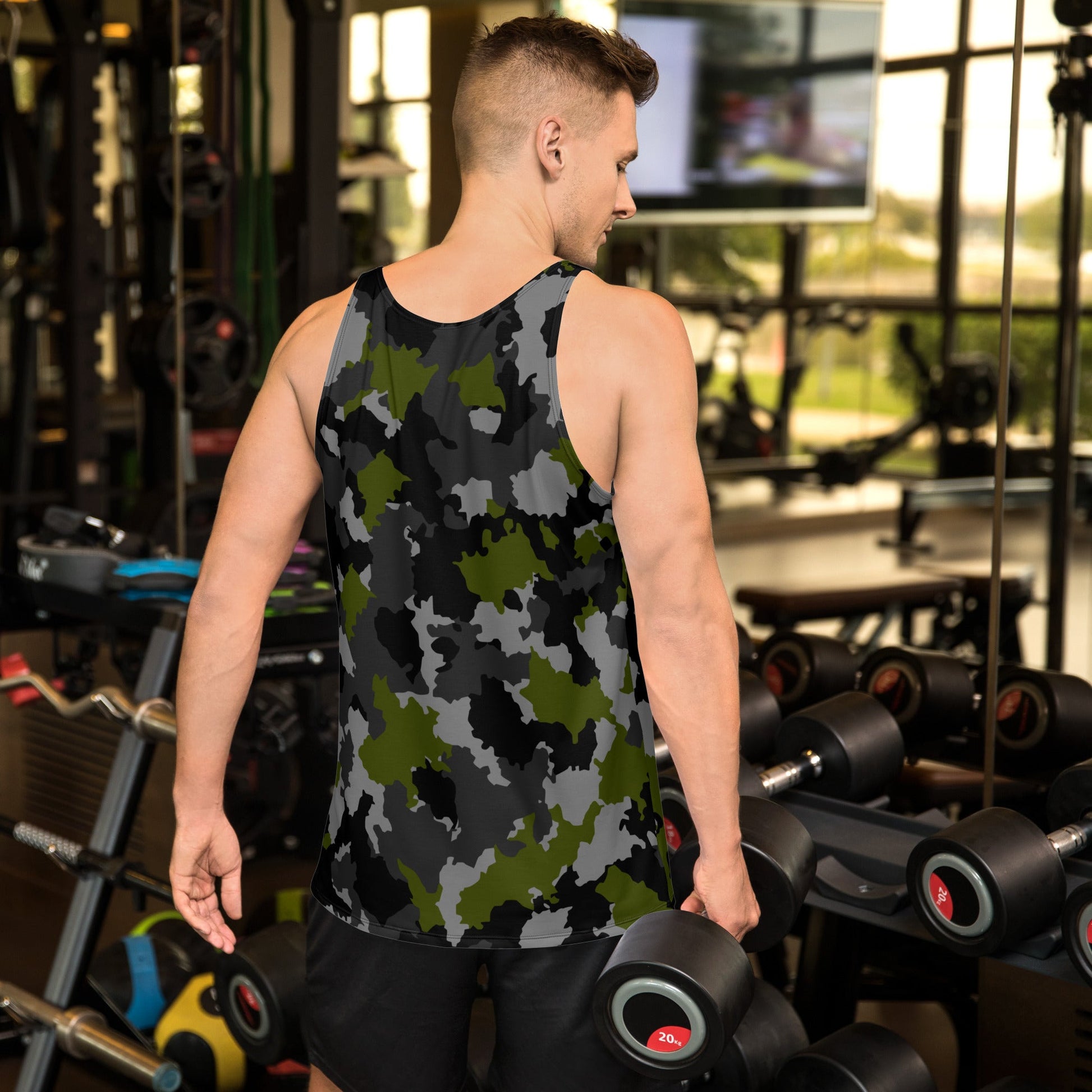 Alpha Jungle CAMO Unisex Tank Top - Tops