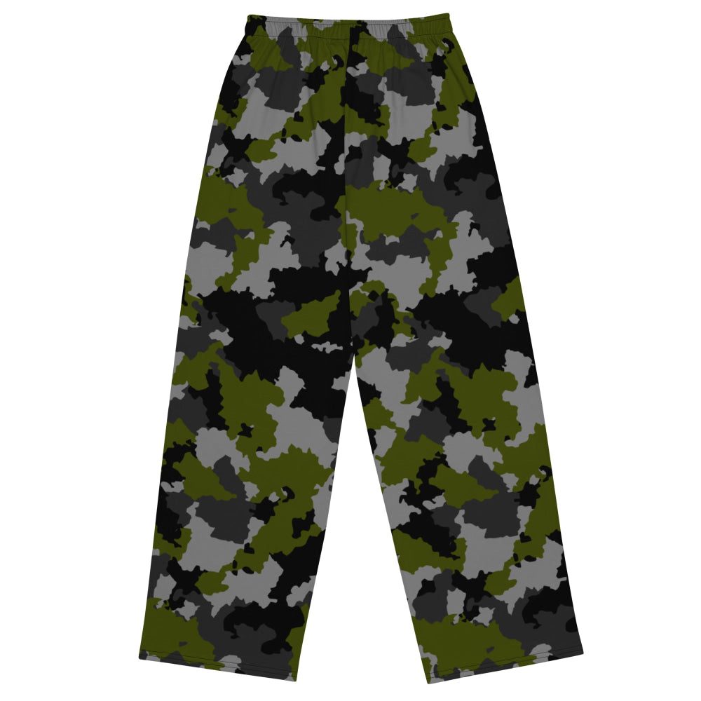 Alpha Jungle CAMO unisex wide-leg pants - Unisex Wide-Leg Pants