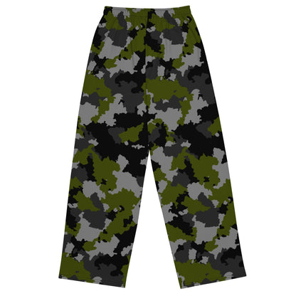 Alpha Jungle CAMO unisex wide-leg pants - Unisex Wide-Leg Pants