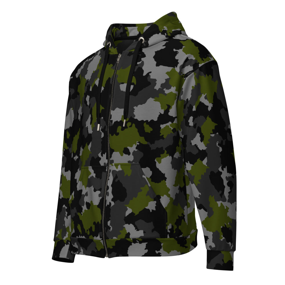 Alpha Jungle CAMO Unisex zip hoodie - 2XS - Zip Hoodie