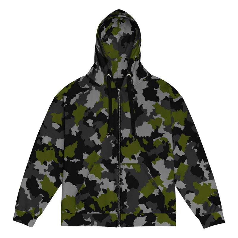 Alpha Jungle CAMO Unisex Zip Hoodie - 2XS