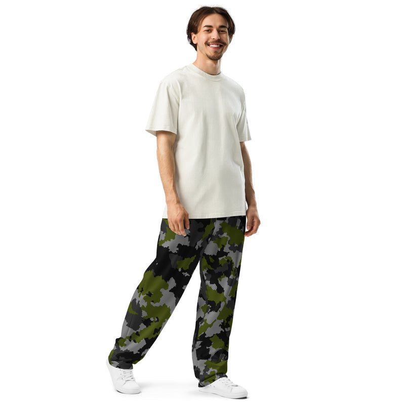 Alpha Jungle CAMO Unisex Wide-Leg Joggers