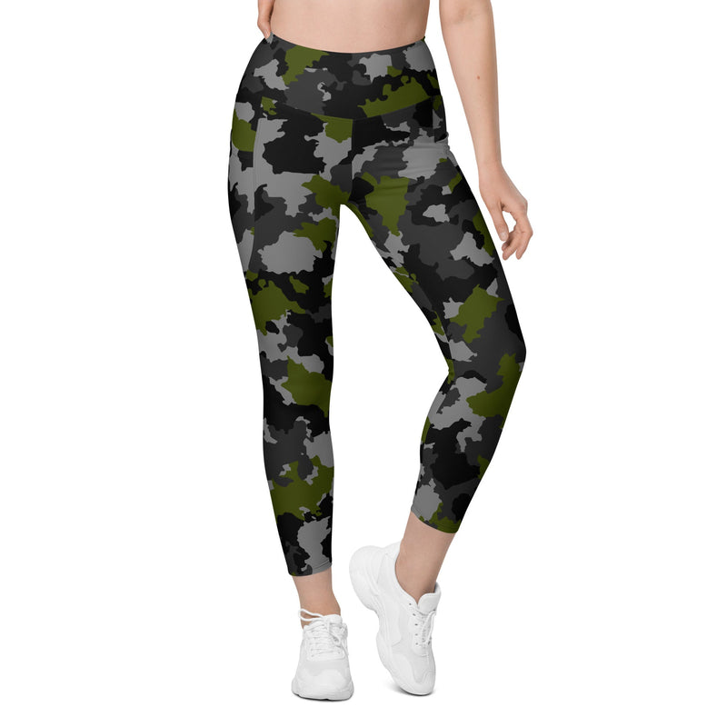 Alpha Jungle CAMO Womens Leggings with Pockets - Women