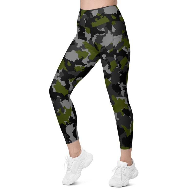 Alpha Jungle CAMO Womens Leggings with Pockets - Women