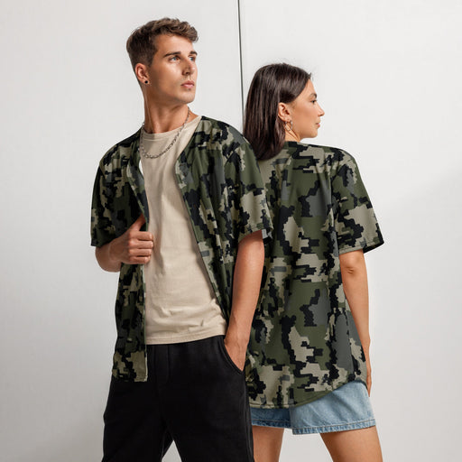 Alpine Invader CAMO Unisex Baseball Jersey - 2XS
