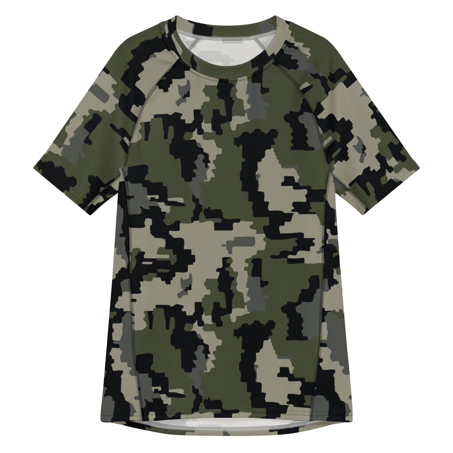 Alpine Invader CAMO Mens Short-Sleeve Rash Guard - 2XS