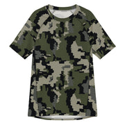 Alpine Invader CAMO Mens Short-Sleeve Rash Guard - 2XS