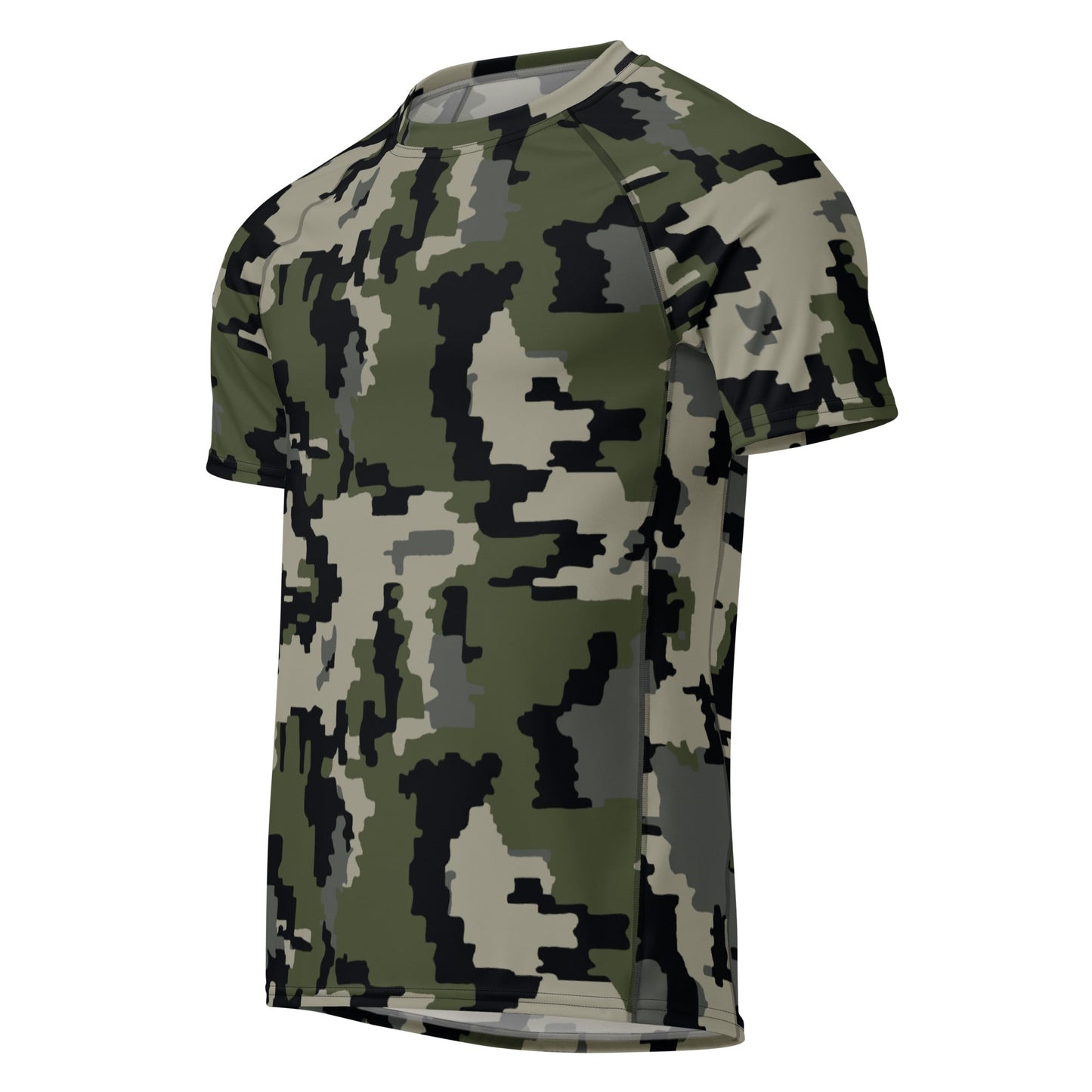 Alpine Invader CAMO Mens Short-Sleeve Rash Guard