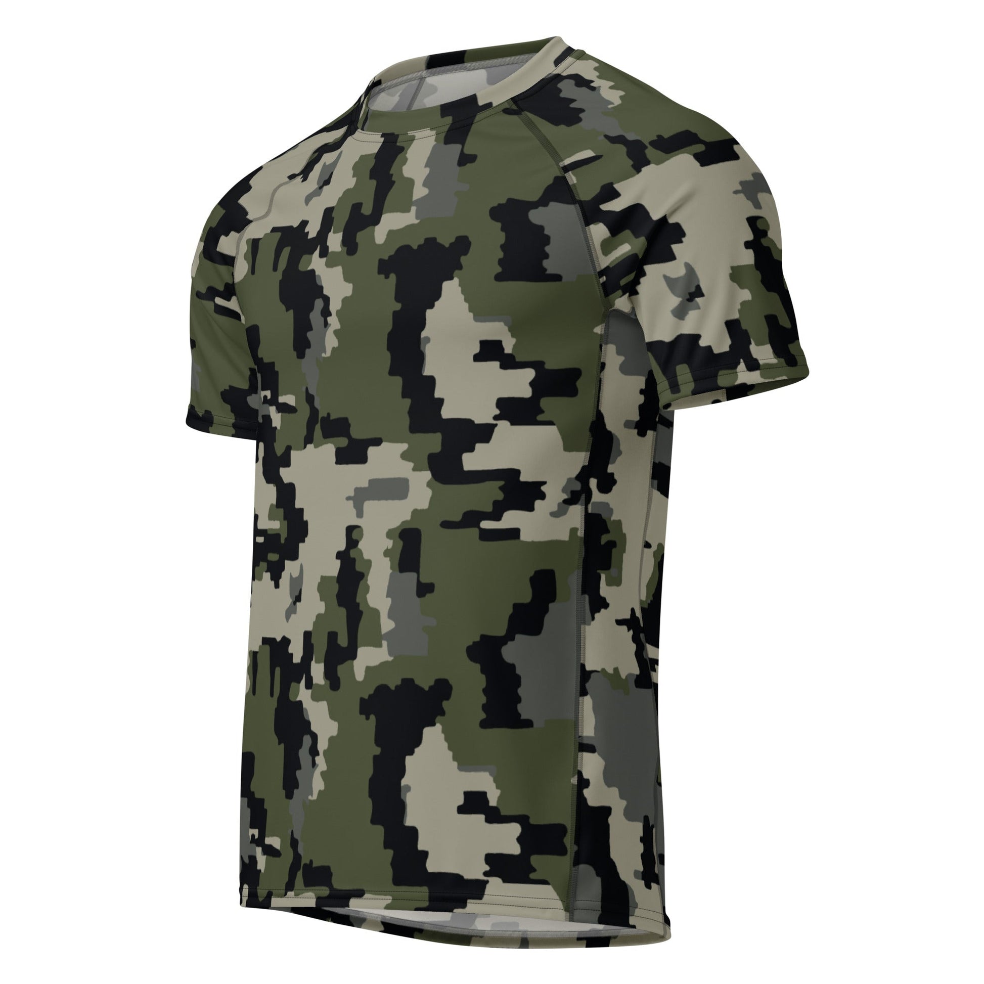 Alpine Invader CAMO Mens Short-Sleeve Rash Guard
